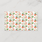 Carte D'accompagnement Tulipes et Daffodils Mariage de printemps (Dos)