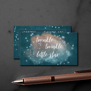 Carte D'accompagnement Twinkle Little Star   Cadeaux en cuivre Turquoise 