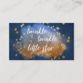 Carte D'accompagnement Twinkle Little Star | Demande de livre Brown Blue  (Devant)