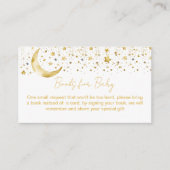 Carte D'accompagnement Twinkle scintiller petit étoile livre or demande (Devant)