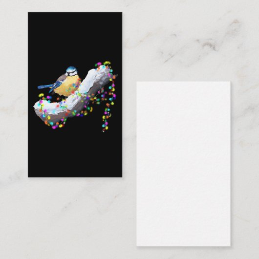 Carte D'accompagnement Twinkle Twinkle Little Tit (Devant / Derrière)