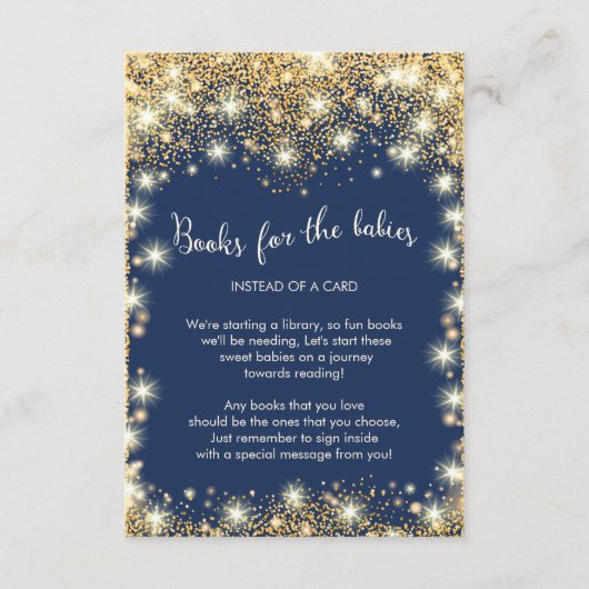 Carte D'accompagnement Twins Twinkle Little Star Livre pour bébé (Devant)