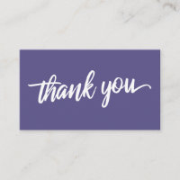 Typographie de script minimale Merci pourpre Dusty