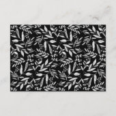 Carte D'accompagnement Typographie de script simple | Détails du Mariage (Dos)