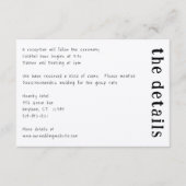 Carte D'accompagnement Typographie manuscrite décontractée Kraft (Devant)