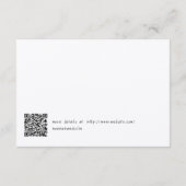 Carte D'accompagnement Typographie manuscrite décontractée Kraft (Dos)