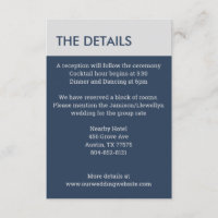 Typographie minimaliste moderne Marine gris bleu