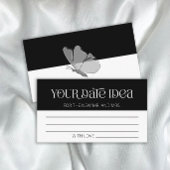 Carte D'accompagnement Typographie moderne Date idées nuit. Date jar