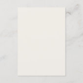 Carte D'accompagnement Typographie Moderne Mariage Élégant Code QR Beige (Dos)