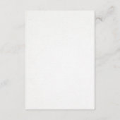 Carte D'accompagnement Typographie moderne simple Informations sur l'invi (Dos)