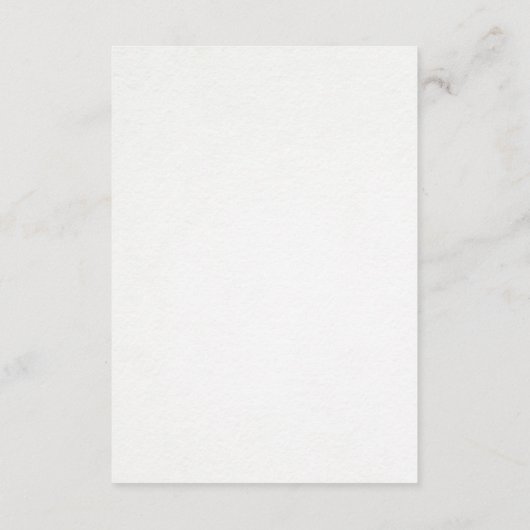 Carte D'accompagnement Typographie moderne simple Informations sur l'invi (Dos)