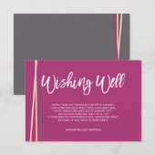 Carte D'accompagnement Typographie rétro de lignes simples souhaitant un  (Devant / Derrière)