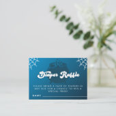 Carte D'accompagnement Typographie super Halloween Garçon Blue Diaper Raf (Debout devant)