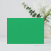 Carte D'accompagnement un arrière - plan vert avec un (Debout devant)
