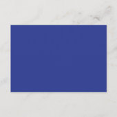 Carte D'accompagnement un avion volant dans le ciel (Dos)