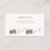 Carte D'accompagnement Un Baby shower D'Automne Un Peu Citrouille Neutre (Devant)