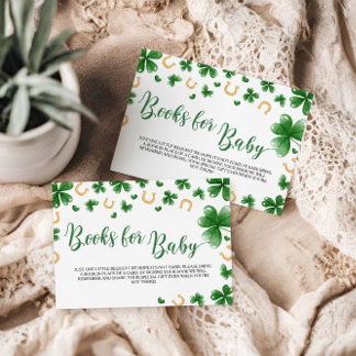 Carte D'accompagnement Un Baby shower De Charme Un Peu Chanceux Demande D