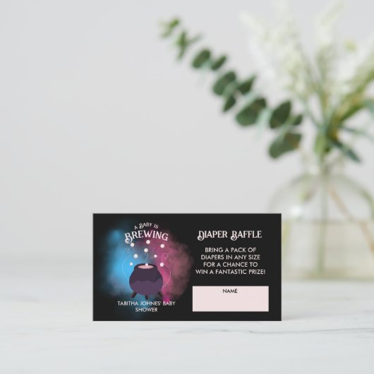 Carte D'accompagnement Un bébé est en train de brasser Éffrayant Genre Re (Debout devant)