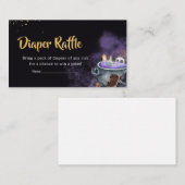 Carte D'accompagnement Un bébé est en train de brasser Éffrayant Hallowee (Devant / Derrière)