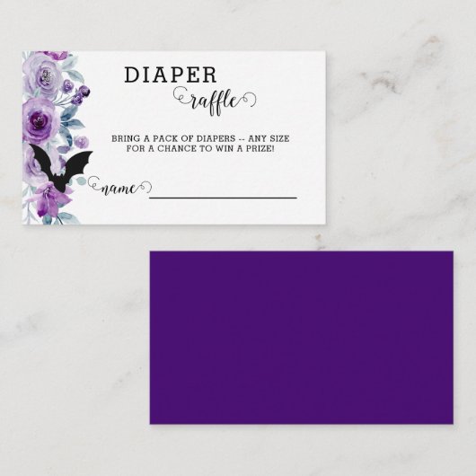 Carte D'accompagnement Un bébé est en train de brasser Octobre Baby Diape (Devant / Derrière)