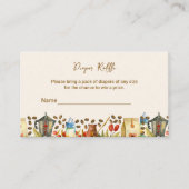 Carte D'accompagnement Un Bébé Est En Train De Brûler Un Billet De Raffle (Devant)