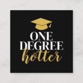 Carte D'accompagnement Un diplôme Hotter - Diplôme Cadeau QR Code (Devant)