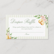Un doux petit Baby shower de poire Raffle de couch
