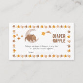 Carte D'accompagnement Un Joli Petit Dinosaure Baby shower Déchet Raffle (Devant)