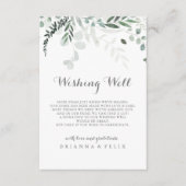 Carte D'accompagnement Un Mariage minimaliste d'Eucalyptus (Devant)