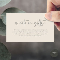 Un mot sur les cadeaux, Cadeau de Lune de Miel en