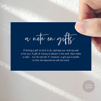 Un mot sur les cadeaux, Espèces pour le Fonds de V
