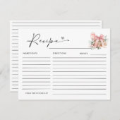 CARTE D'ACCOMPAGNEMENT UN NOUVEAU CHAPITRE COMMENCE LA RECETTE DE FÊTE DE (Devant / Derrière)