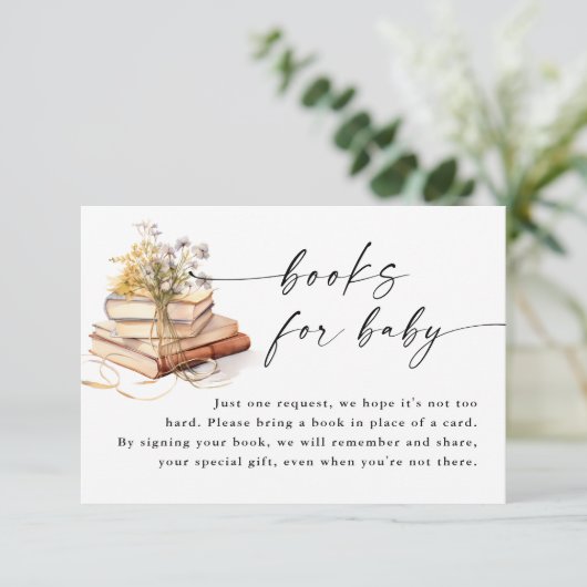 Carte D'accompagnement Un Nouveau Chapitre Commence Les Livres Baby showe (Debout devant)