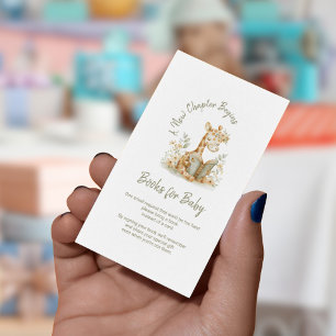 Carte D'accompagnement Un nouveau chapitre commence Livres pour bébé Inse