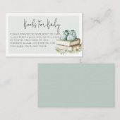 Carte D'accompagnement Un nouveau chapitre commence Storybook Boy Baby sh (Devant / Derrière)