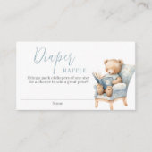 Carte D'accompagnement Un nouveau chapitre commence Teddy Bear Diaper Car (Devant)