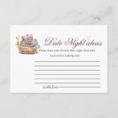 Carte D'accompagnement Un nouveau chapitre Histoire Date Night Ideas Fête (Devant)