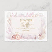 Carte D'accompagnement Un océan de rêve sous la mer Baby Diaper Raffle (Devant)