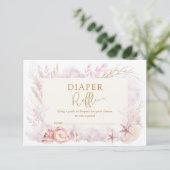 Carte D'accompagnement Un océan de rêve sous la mer Baby Diaper Raffle (Debout devant)
