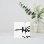 Carte D'accompagnement Un oiseau sur une branche (Debout devant)