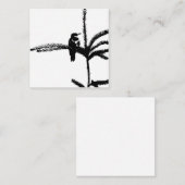 Carte D'accompagnement Un oiseau sur une branche (Devant / Derrière)