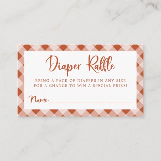 Carte D'accompagnement Un Petit Baby shower À Tarte Cutie Chaud Chaud Raf (Devant)