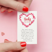Carte D'accompagnement Un Petit Baby shower Chéri Livres Pour Bébé