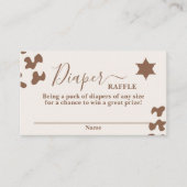 Carte D'accompagnement Un petit Baby shower Cowboy, Déchets de Repas (Devant)