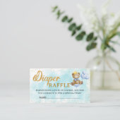 Carte D'accompagnement Un petit Baby shower de raffe Prince Diaper (Debout devant)