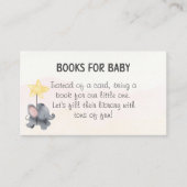 Carte D'accompagnement Un petit Baby shower d'éléphant d'arachide demande (Devant)