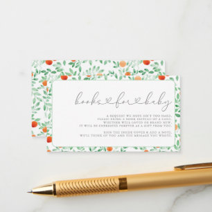 Carte D'accompagnement Un petit Baby shower moderne de Cutie Livres pour