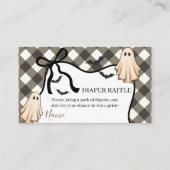 Carte D'accompagnement Un petit bébé Halloween Shower Couche (Devant)