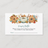 Carte D'accompagnement Un Petit Citrouille Automne Automne Automne Baby s (Devant)