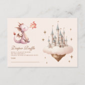 Carte D'accompagnement Un petit dragon est sur le chemin Baby Diapper Raf (Devant)